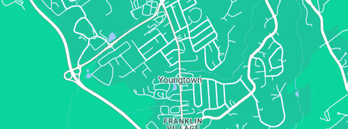 Map showing the location of Faulkner Plumbing in Youngtown, TAS 7249