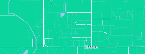 Map showing the location of G & L Poustie in Zeerust, VIC 3634