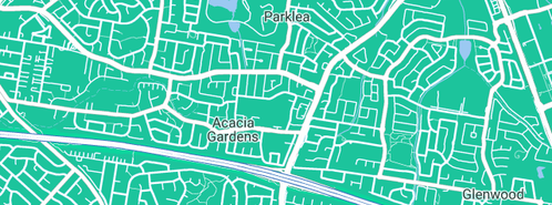 Map showing the location of Fluid Flow Pty Ltd in Acacia Gardens, NSW 2763