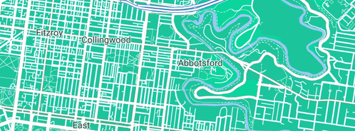 Map showing the location of Collingwood Building Services Pty Ltd in Abbotsford, VIC 3067