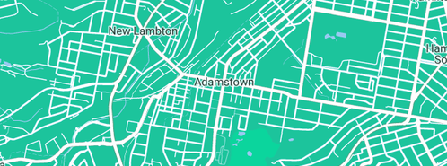 Map showing the location of Blackbird Plumbing in Adamstown, NSW 2289