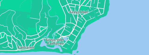 Map showing the location of In Plumbing in Aireys Inlet, VIC 3231