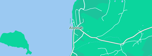 Map showing the location of Bruny Island Plumbing in Alonnah, TAS 7150