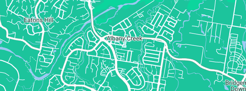 Map showing the location of Hot Water Plumbers in Albany Creek, QLD 4035