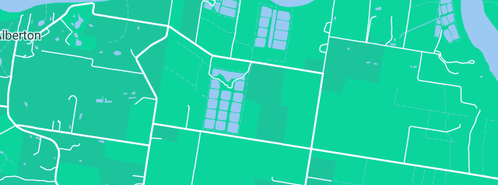 Map showing the location of The Plumbing X-Spurts in Alberton, QLD 4207