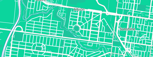 Map showing the location of Metropolitan Plumbing Sunshine in Albion, VIC 3020