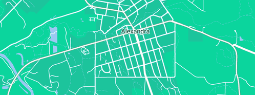 Map showing the location of Hedger Ron in Alexandra, VIC 3714