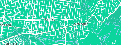 Map showing the location of The Leak Detection Experts in Alphington, VIC 3078