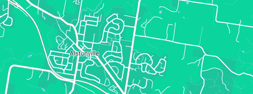 Map showing the location of NQ Plumbing and Gasfitting in Alstonville, NSW 2477