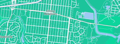 Map showing the location of Mark Whiffin Plumbing Services in Altona Meadows, VIC 3028