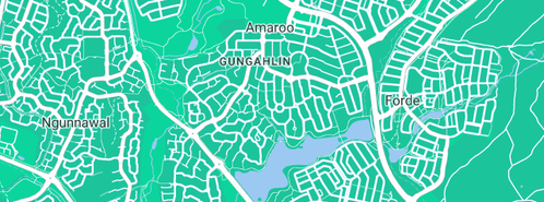 Map showing the location of Philthy Drainage Plans in Amaroo, ACT 2914