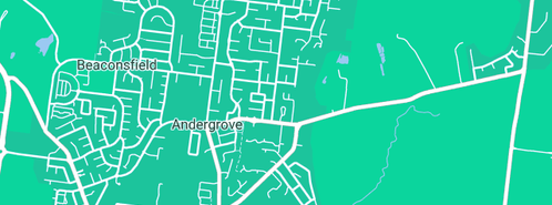 Map showing the location of Queensland Central Plumbing & Drainage in Andergrove, QLD 4740