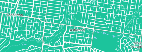 Map showing the location of Get Hot Water Melbourne in Ashwood, VIC 3147