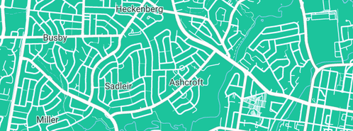 Map showing the location of Ashcroft Plumbing Services Pty Ltd in Ashcroft, NSW 2168