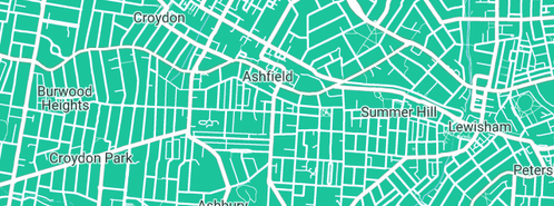 Map showing the location of Polar Bear Pipe Freezing in Ashfield, NSW 2131