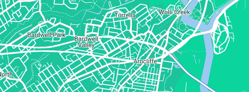 Map showing the location of Fresher Bathrooms Sydney in Arncliffe, NSW 2205