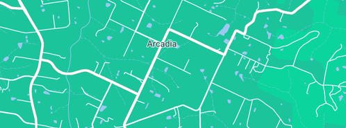 Map showing the location of PR Plumbing & Drainage Pty Ltd in Arcadia, NSW 2159