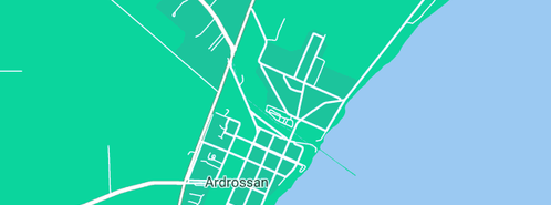 Map showing the location of Ardrossan Plumbing in Ardrossan, SA 5571