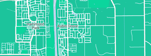 Map showing the location of N Mason Plumbing & Gas in Aubin Grove, WA 6164