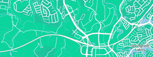 Map showing the location of Jim's Plumbing Goodna in Augustine Heights, QLD 4300