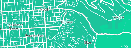 Map showing the location of Eastern Plumbing Pty Ltd in Auldana, SA 5072