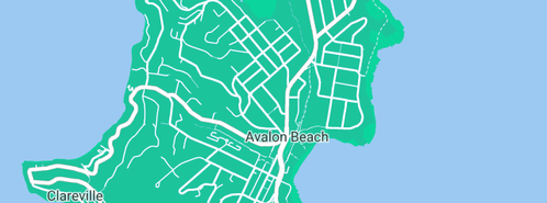 Map showing the location of Gas Plumbers Avalon in Avalon Beach, NSW 2107