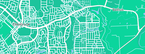 Map showing the location of Metropolitan Plumbing Aveley in Aveley, WA 6069