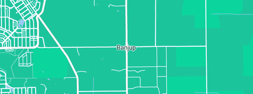 Map showing the location of Lewis Plumbing in Banjup, WA 6164