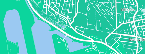 Map showing the location of PlumbingX in Banksmeadow, NSW 2019