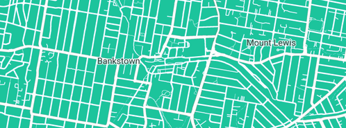 Map showing the location of Rainman Plumbing in Bankstown, NSW 2200