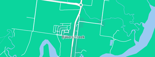 Map showing the location of Fredericks T & C Maintenance Plumbing in Bakers Creek, QLD 4740