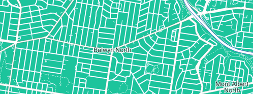 Map showing the location of Suburban Gas & Plumbing in Balwyn North, VIC 3104