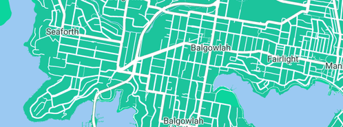 Map showing the location of Pogson Plumbing in Balgowlah, NSW 2093