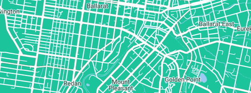 Map showing the location of Comprehensive Plumbing Inspections in Ballarat, VIC 3350