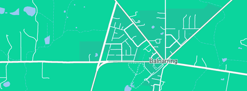 Map showing the location of Peninsula Drainage Solutions in Balnarring, VIC 3926