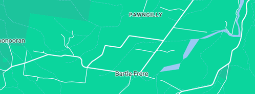 Map showing the location of Russell River Plumming in Bartle Frere, QLD 4861