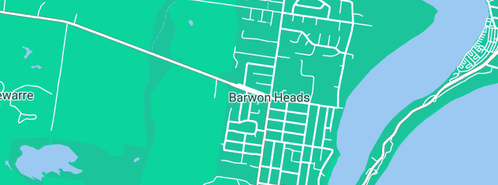 Map showing the location of Izatt J W in Barwon Heads, VIC 3227