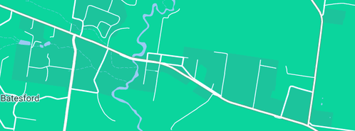 Map showing the location of Total Plumbing Solutions in Batesford, VIC 3213