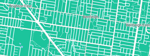 Map showing the location of Plumbing Excellence in Bentleigh, VIC 3204