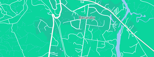 Map showing the location of Dakar Plumbing in Benaraby, QLD 4680