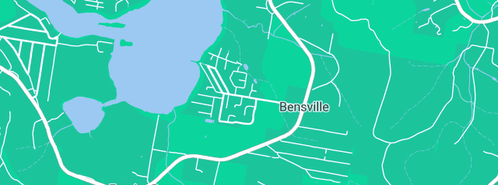 Map showing the location of D.J. Maintenance Plumbing in Bensville, NSW 2251