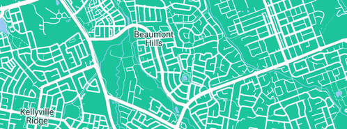 Map showing the location of Skyline Plumbing Pty Ltd in Beaumont Hills, NSW 2155