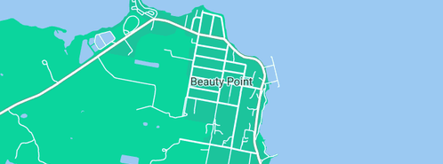 Map showing the location of Swain B J & S in Beauty Point, TAS 7270