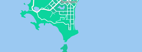 Map showing the location of Munro Plumbing in Beachport, SA 5280