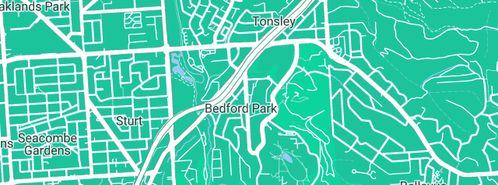 Map showing the location of Waterworks Plumbing & Gas Australia Pty Ltd in Bedford Park, SA 5042