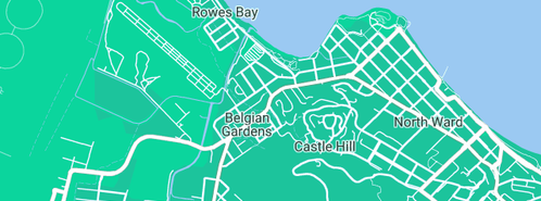 Map showing the location of Coastal Gasfitting & Plumbing in Belgian Gardens, QLD 4810