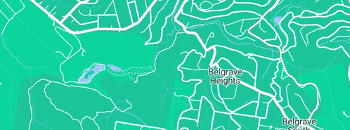 Map showing the location of R & F Plumbing in Belgrave Heights, VIC 3160