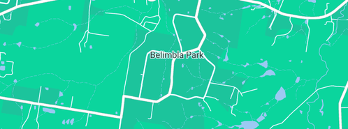 Map showing the location of Newman & Barker Plumbing in Belimbla Park, NSW 2570