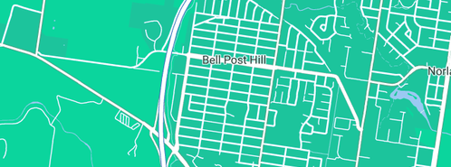 Map showing the location of MP Plumbing Solutions in Bell Post Hill, VIC 3215