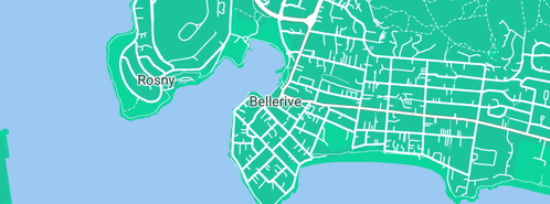 Map showing the location of Batchelor in Bellerive, TAS 7018